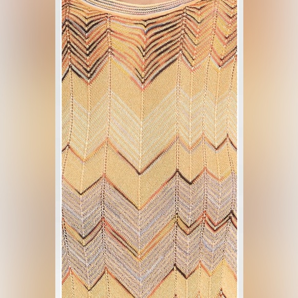 NWT ULLA JOHNSON PRISCILLA CHEVRON STRIPED KNIT SWEATER TOP SZ S - Picture 8 of 13